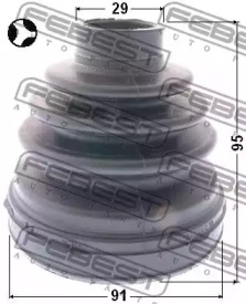 Пильовик FEBEST 0115-KUN26T