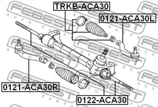 ТЯГА РУЛЬОВА FEBEST 0122-ACA30