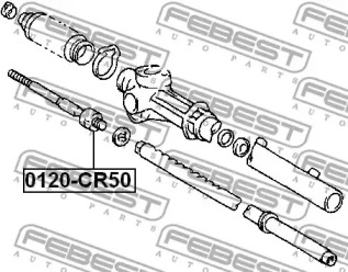 Тяга кермова FEBEST 0122-CR50