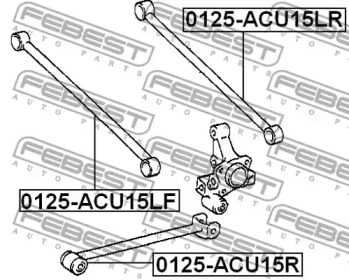 ТЯГА ЗАДНЯ ПОПЕРЕЧНА FEBEST 0125-ACU15LR