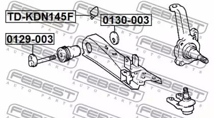 БОЛТ С ЕКСЦЕНТРИКОМ FEBEST 0129-003