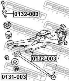 ГАЙКА З ЕКСЦЕНТРИКОМ FEBEST 0131-003