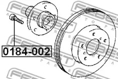 ШПИЛЬКА КОЛІСНА FEBEST 0184-002
