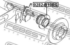 Маточина колеса FEBEST 0282-B10RS