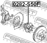 Маточина колеса FEBEST 0282-S50F