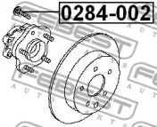 ШПИЛЬКА КОЛІСНА FEBEST 0284-002