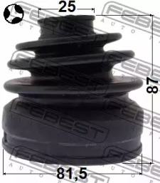 Пильовик шарніра рівних кутових швидкостей FEBEST 0415-CY4ALHT