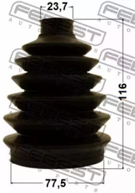 Пильовик FEBEST 0417P-CU2