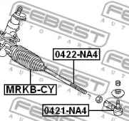 Кермовий накінечник FEBEST 0421-NA4