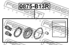 Ремонтний комплект тормозного супорта FEBEST 0875-B13R