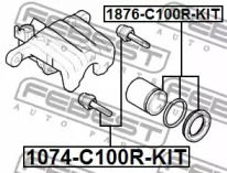 Втулка FEBEST 1074-C100R-KIT