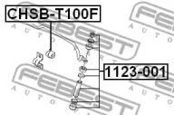 ТЯГА СТАБИЛИЗАТОРА ПЕРЕДНЯЯ FEBEST 1123-001
