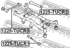 Важіль підвіски FEBEST 1225-TUCR1