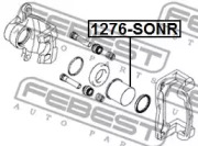 ПОРШЕНЬ СУПОРТА ТОРМОЗНОГО ЗАДНЬОГО FEBEST 1276-SONR