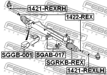 ТЯГА РУЛЕВАЯ FEBEST 1422-REX