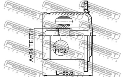 Шрус FEBEST 1711-Q5LH