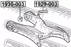 Болт с ексцентриком FEBEST 1929-003