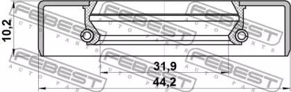 Уплотняющее кольцо FEBEST 95GDS-34441010X