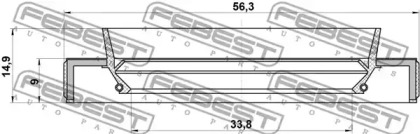 Сальник FEBEST 95HBY-35560915C