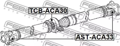 Хрестовина FEBEST AST-ACA33