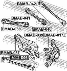 Сайлентблок FEBEST BMAB-037