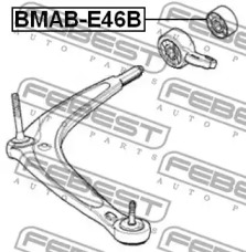 Сайлентблок FEBEST BMAB-E46B