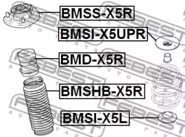 Проставка пружини FEBEST BMSI-X5L