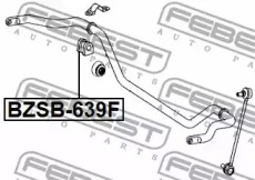 Втулка стабілізатора FEBEST BZSB-639F