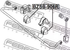 ВТУЛКА ЗАДНЬОГО СТАБИЛИЗАТОРА D33 FEBEST BZSB-906R