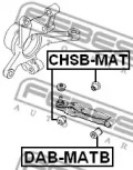 Хомут кріплення FEBEST CHSB-MAT