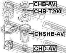 Пыльник амортизатора FEBEST CHSHB-AV