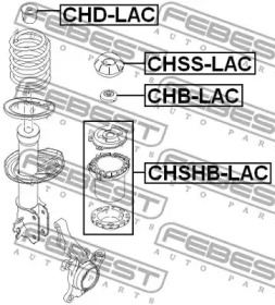 Пильник амортизатора FEBEST CHSHB-LAC
