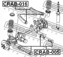 САЙЛЕНТБЛОК ПЕРЕДНЬОГО ВЕРХНЬОГО ВАЖЕЛЯ FEBEST CRAB-016