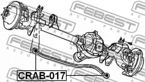 Сайлентблок FEBEST CRAB-017