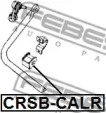 Втулка заднього стабілізатора d15 FEBEST CRSB-CALR