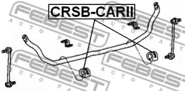 Втулка стабилизатора подвески FEBEST CRSB-CARII