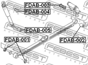 САЙЛЕНТБЛОК РЕСОРИ FEBEST FDAB-003
