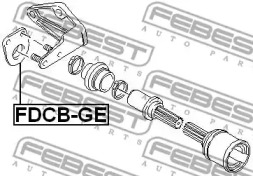 Подшипник приводного вала FEBEST FDCB-GE