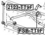 Втулка стабілізатору FEBEST FSB-TT9F