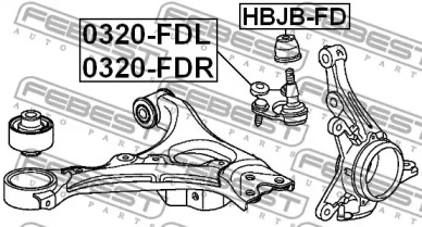 Пильовик FEBEST HBJB-FD
