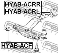 Сайлентблок FEBEST HYAB-ACF