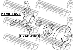 Сайлентблок FEBEST HYAB-TUC3