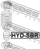 Отбойник заднього амортизатора FEBEST HYD-SBR