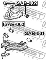 Сайлентблок FEBEST ISAB-002