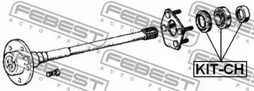 Подшипник кульковий FEBEST KIT-CH