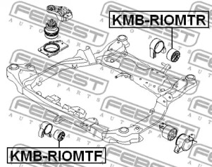 Сайлентблок FEBEST KMB-RIOMTR
