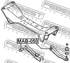 Сайлентблок FEBEST MAB-050