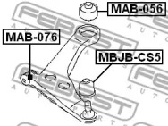 Сайлентблок FEBEST MAB-056