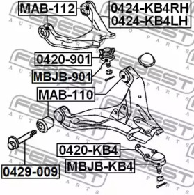 Подвеска FEBEST MAB-112