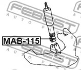Сайлентблок FEBEST MAB-115